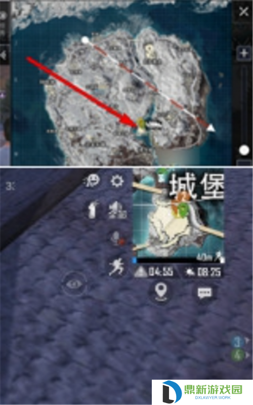 和平精英极光堡在哪个位置（极光堡具体位置图）
