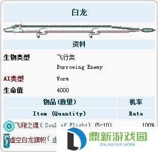 泰拉瑞亚小白龙怎么样?泰拉瑞亚小白龙属性介绍