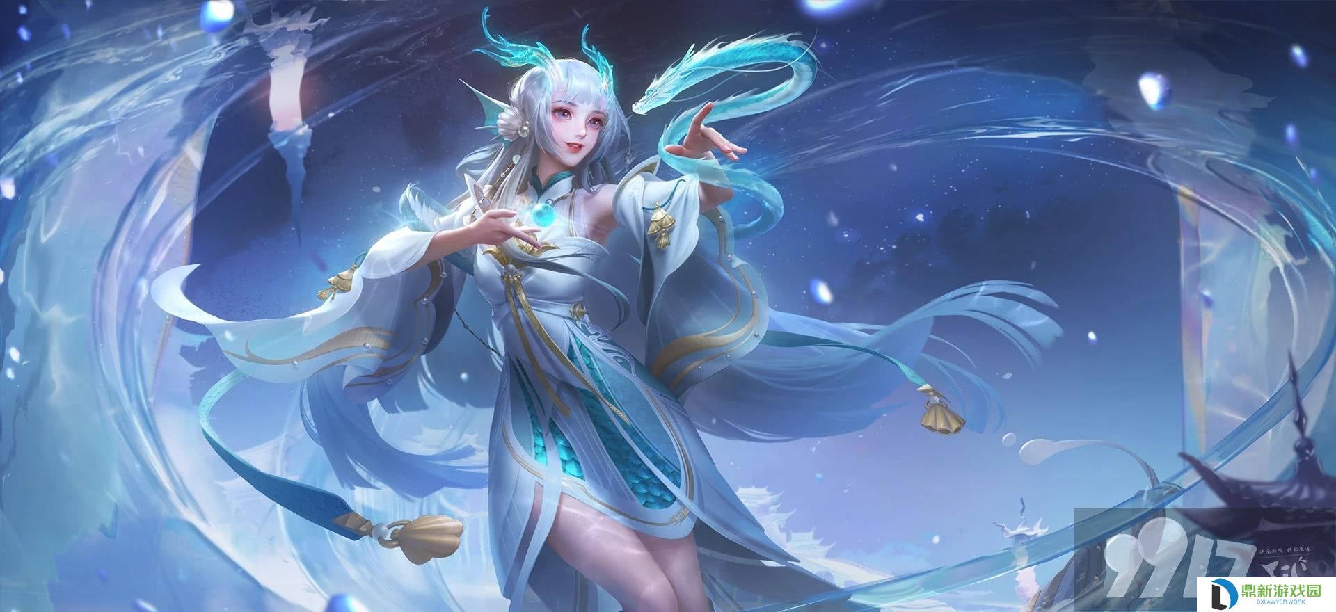 王者荣耀西施去掉所有服装不遮挡有图有真相的图片（西施游龙清影皮肤去内无遮挡高清图）