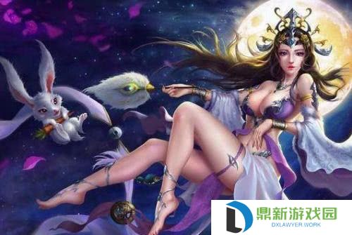 王者荣耀嫦娥很享受的表情高清图片分享（嫦娥很舒服的样子无水印壁纸）