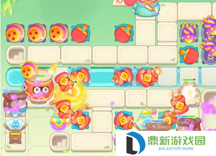 保卫萝卜4梁波波与祝秋秋第6关过关攻略