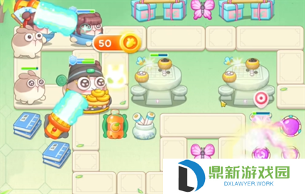 保卫萝卜4梁波波与祝秋秋第4关通关详解