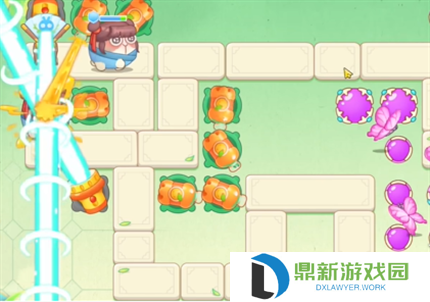 保卫萝卜4梁波波与祝秋秋第4关通关详解