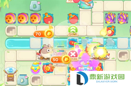 保卫萝卜4梁波波与祝秋秋第6关过关攻略