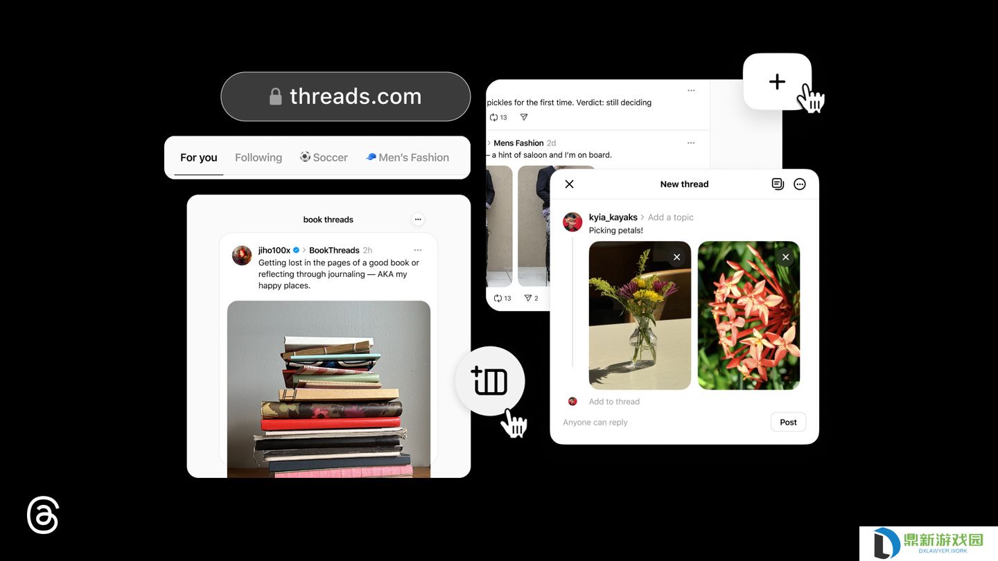 .net →.com：Meta 社交平台 Threads 迁移域名，并推网页新功能