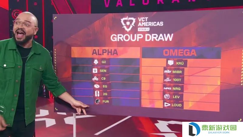 VCT 美洲第二赛段抽签结果：G2/SEN同组，KRÜ/MIBR/100T等为O组